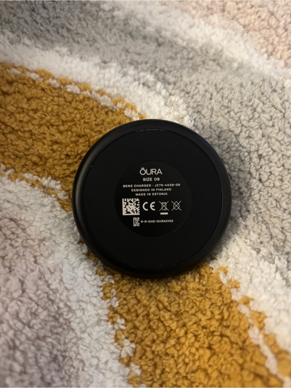 Oura Ring 4 Charging Pod - size 9